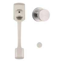 Weiser Prague x Cambie Knob Lower Half Exterior Door Door Knob Set