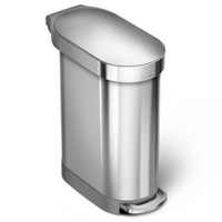 Simplehuman 45 Liter Slim Hands-Free Kitchen Step Trash Can