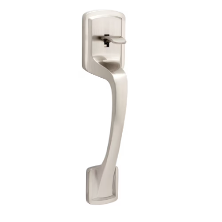 Weiser Prague x Cambie Knob Lower Half Exterior Door Door Knob Set