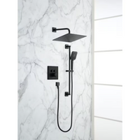 Glacier Bay Shower System in Matte Black