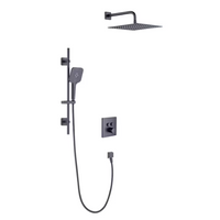 Glacier Bay Shower System in Matte Black