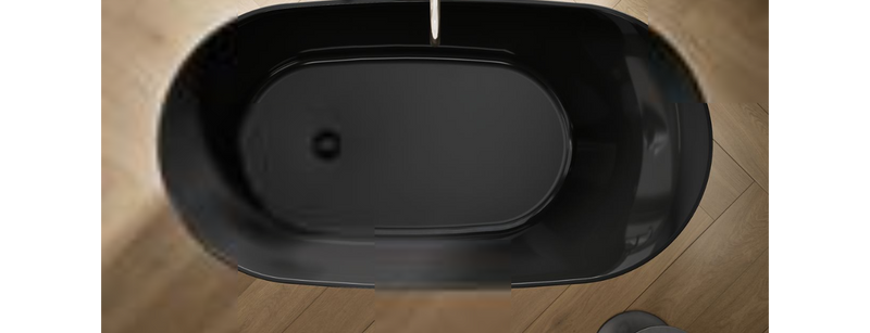 66" x 35" KOHLER Brazn freestanding bathtub