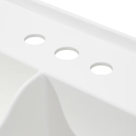 40" x 24" Double Laundry Tub - NO LEGS