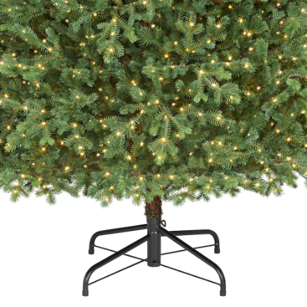 7.5ft Warm White Micro Dot Twinkling Elegant Grand Fir Pre-Lit 1500L