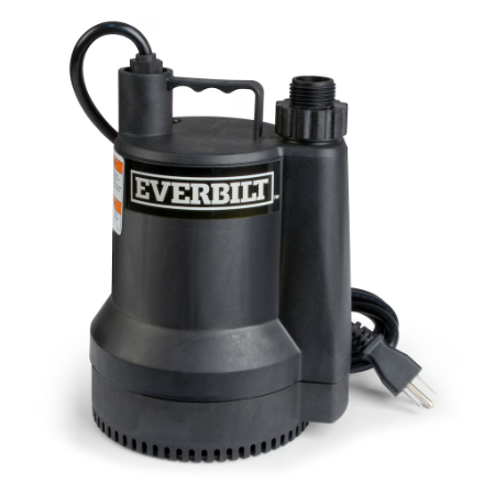 Everbilt 1/4 HP Submersible Utility Pump