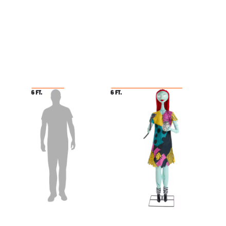 Disney 6 FT Deluxe Life-Size Animated Sally