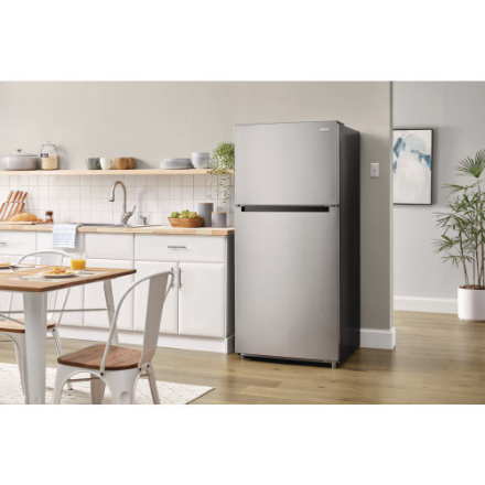 Vissani 30-inch W 18.1 Cu. Ft. Top Freezer Refrigerator in Stainless Steel ENERGY STAR®