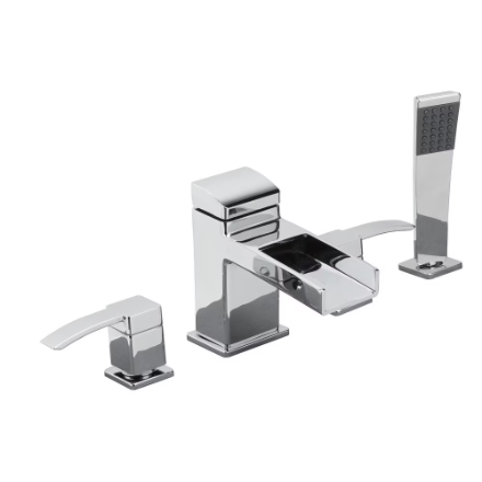 Pfister 2-Handle 4-Hole Polished Chrome Roman Tub Faucet/Bathtub Faucet