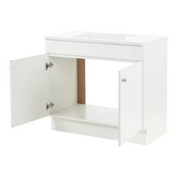 Glacier Bay Addison 36-inch W Bathroom Vanity in White With Sink