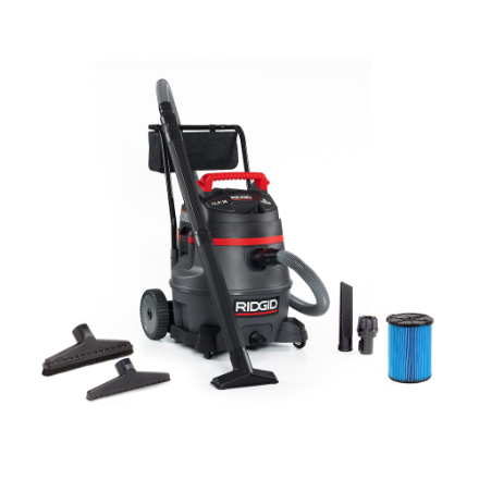 RIDGID 53L (14 Gal.) Professional Industrial Wet/Dry Shop Vacuum with 2-Stage Motor and Accessories