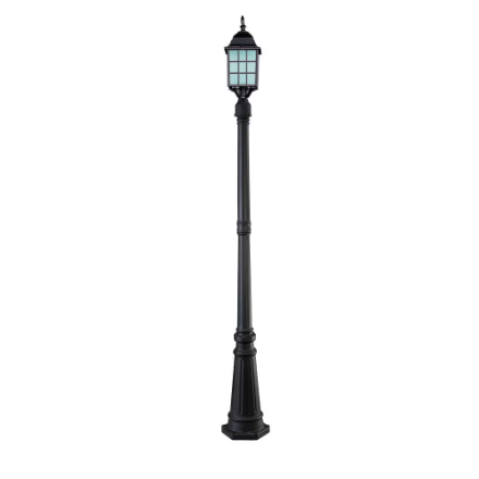 Colton 1 Light Outdoor Orb Post Light With Frosted Glass