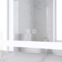 30" x 48" Rectangular LED Mirror with Anti-Fog & Dimming Function