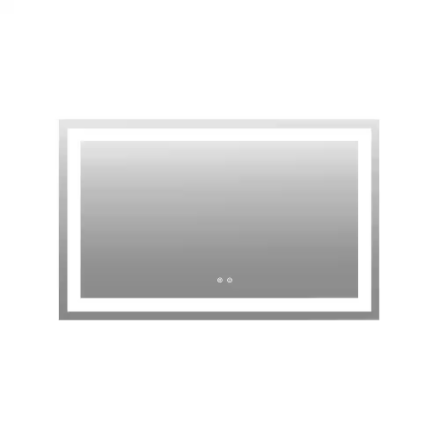 30" x 48" Rectangular LED Mirror with Anti-Fog & Dimming Function