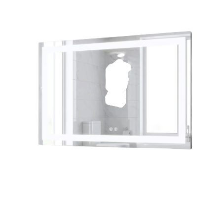 30" x 48" Rectangular LED Mirror with Anti-Fog & Dimming Function