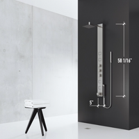 VIGO Bowery 58-Inch 4-Jet Wall Panel System