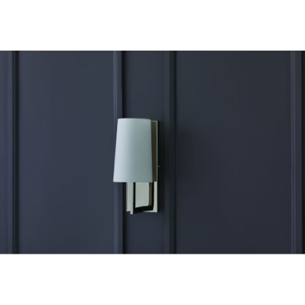 1-Light Wall Sconce With Polished Nickel Finish