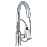 Delta Trinsic Single-Handle Pull-Down Sprayer Kitchen Faucet with MagnaTite Docking in Arctic Stainless