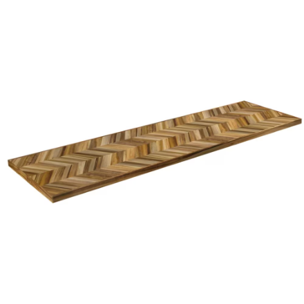 72 in. / 6'Acacia Chevron Butcher Block Countertop