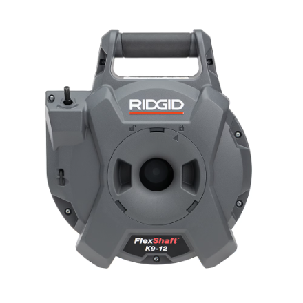 RIDGID K9-12 FlexShaft Wall-to-Wall Drain Cleaner, 1/4 in. x 30 ft. Cleans 1-1/4 in. to 2 in. Pipes