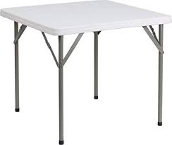 34SQ Plastic Fold Table