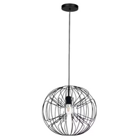 Eglo Okinzuri 1-Light Black Pendant Light