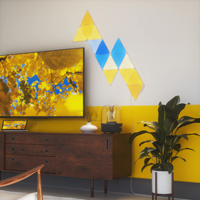 Nanoleaf Shapes - Triangles Multicolor LED Wall Panels Smart Light (7-Pack)