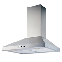 Vissani 30-in. 350 CFM Convertible Pyramid Wall Mount Range Hood in Stainless Steel