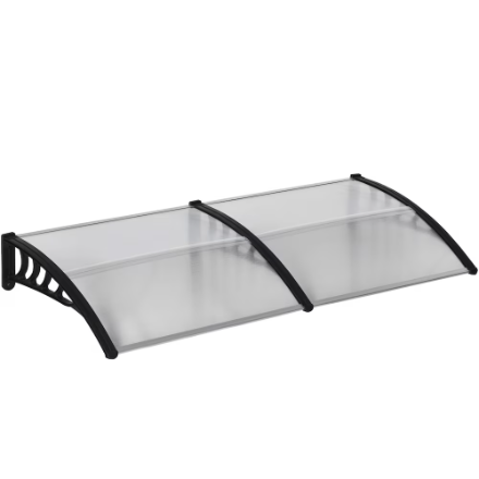 Outsunny 78.7-inch x 37.8-inch Window Awning Door Canopy