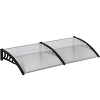 Outsunny 78.7-inch x 37.8-inch Window Awning Door Canopy