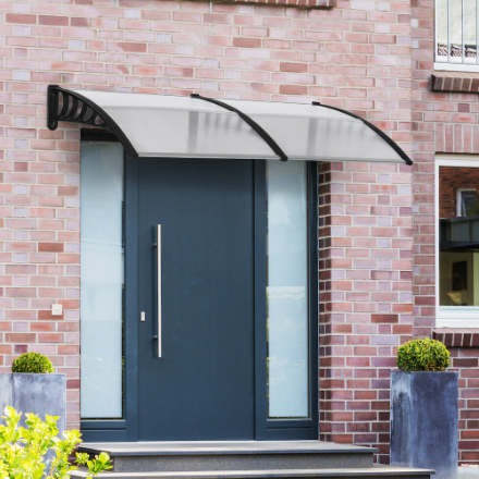 Outsunny 78.7-inch x 37.8-inch Window Awning Door Canopy