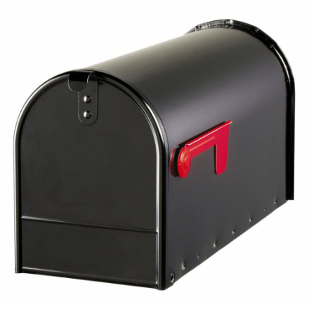 Curbside Mailbox in Black
