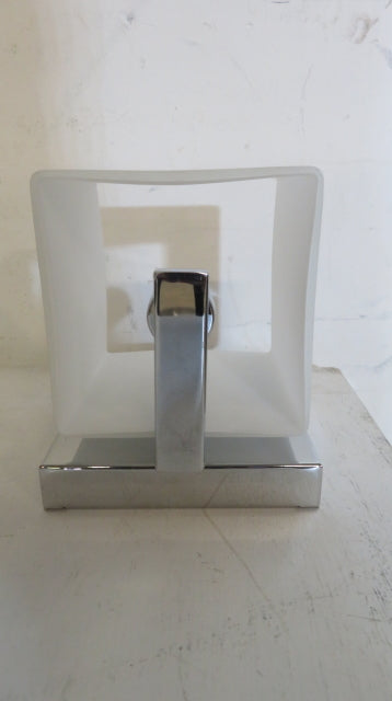 White Square Shaped Wall Mount Light