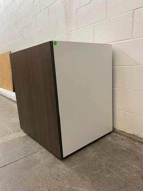 Dark Brown 27 Inch Wide Base Kitchen Cabinet