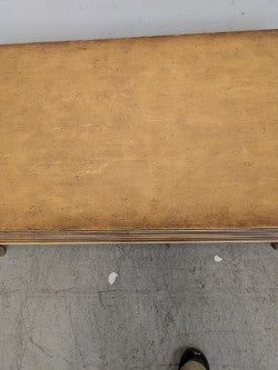 Vintage Louis XVI Coffee Table With Brass Legs