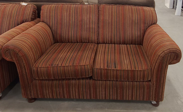 Multicolored-Striped Sofa