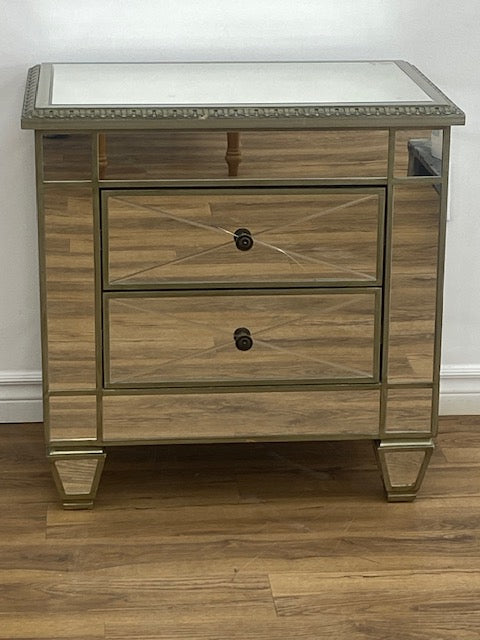 Mirrored Nightstand