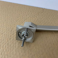 Edmonton Privacy Door Lever Set - Left Hand, Satin Nickel 8025EDM