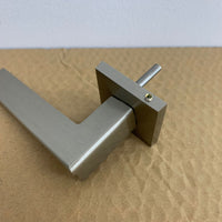 Edmonton Privacy Door Lever Set - Left Hand, Satin Nickel 8025EDM