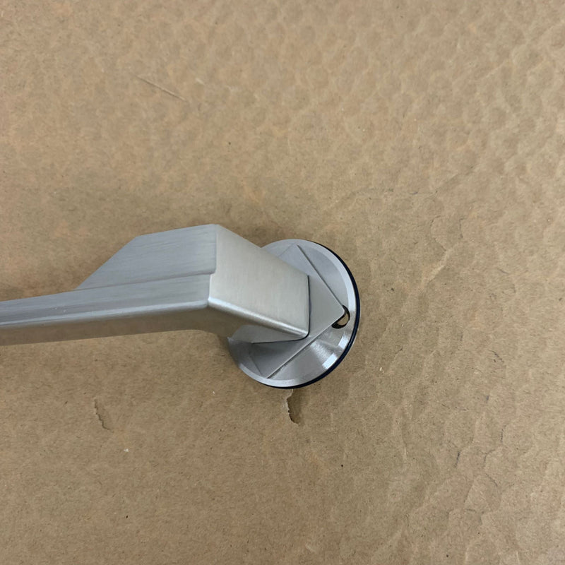 Edmonton Privacy Door Lever Set - Left Hand, Satin Nickel 8025EDM