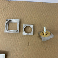 Edmonton Privacy Door Lever Set - Left Hand, Satin Nickel 8025EDM