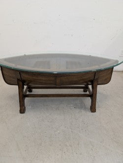 Canoe Shape Coffee Table