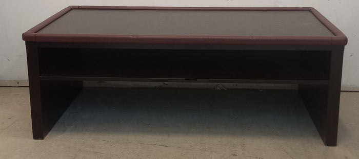 Dark Brown Entertainment Unit with Padded Edges