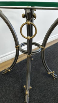 27" Round Glass Top accent Table