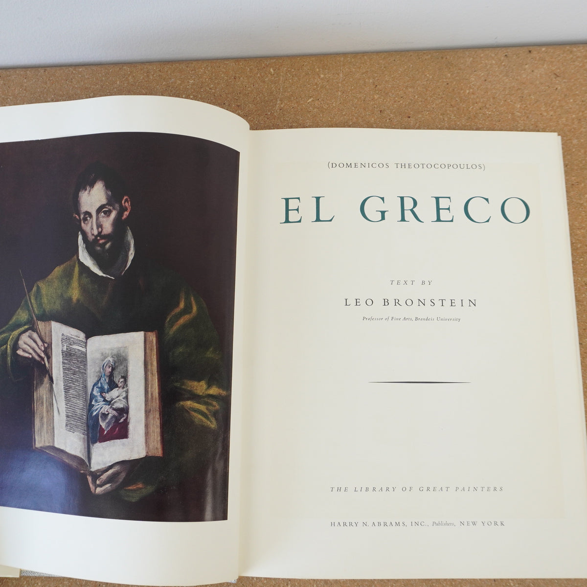EL GRECO, The Library of Great Painters 1964