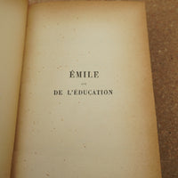 Émile ou De l'éducation by Jean-Jacques Rousseau
