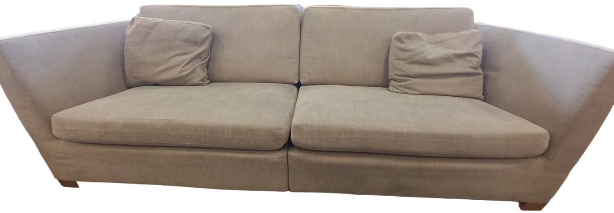 Beige 2-Seater Sofa
