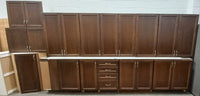 14 Cabinet Brown Kitchen Set