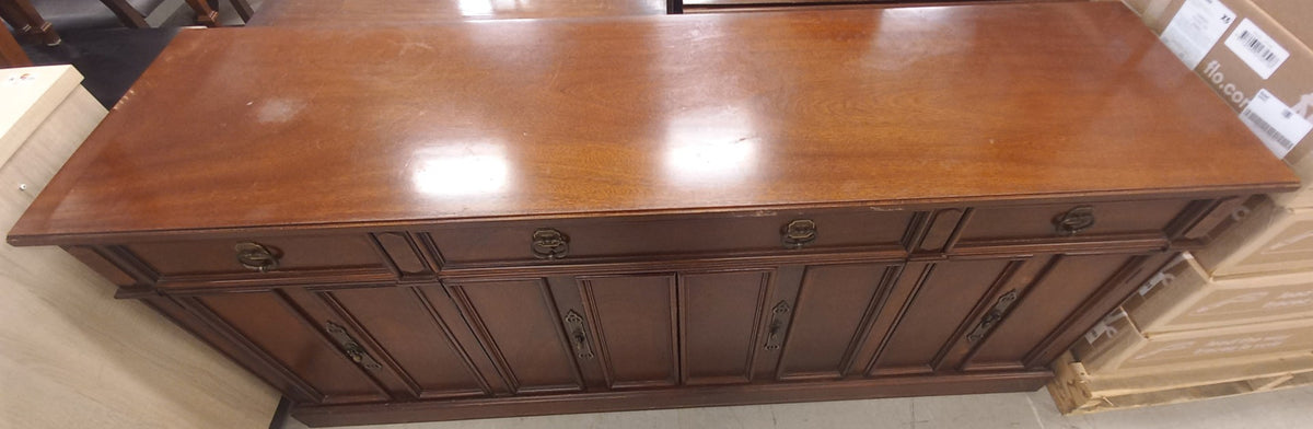 Henredon Dark Brown Wood Sideboard