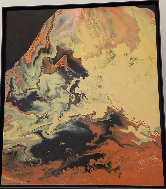 Multicoloured Abstract Expressionist Painting