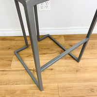 Fabric Counter Height Barstool in Grey
